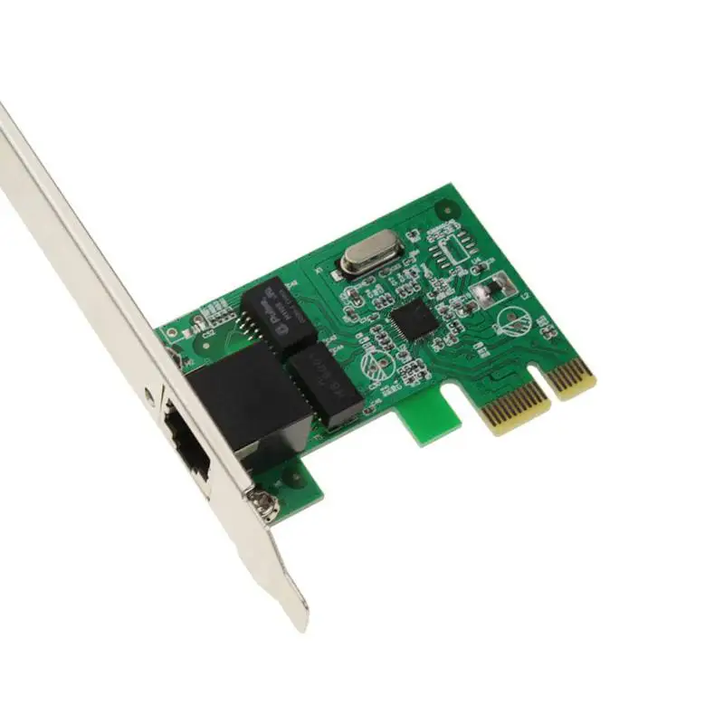 PCI-E Проводная Адаптивная компьютерная сетевая карта 1000 Мбит/с Gigabit Ethernet 10/100/1000 м RJ-45 LAN адаптер конвертер контроллер