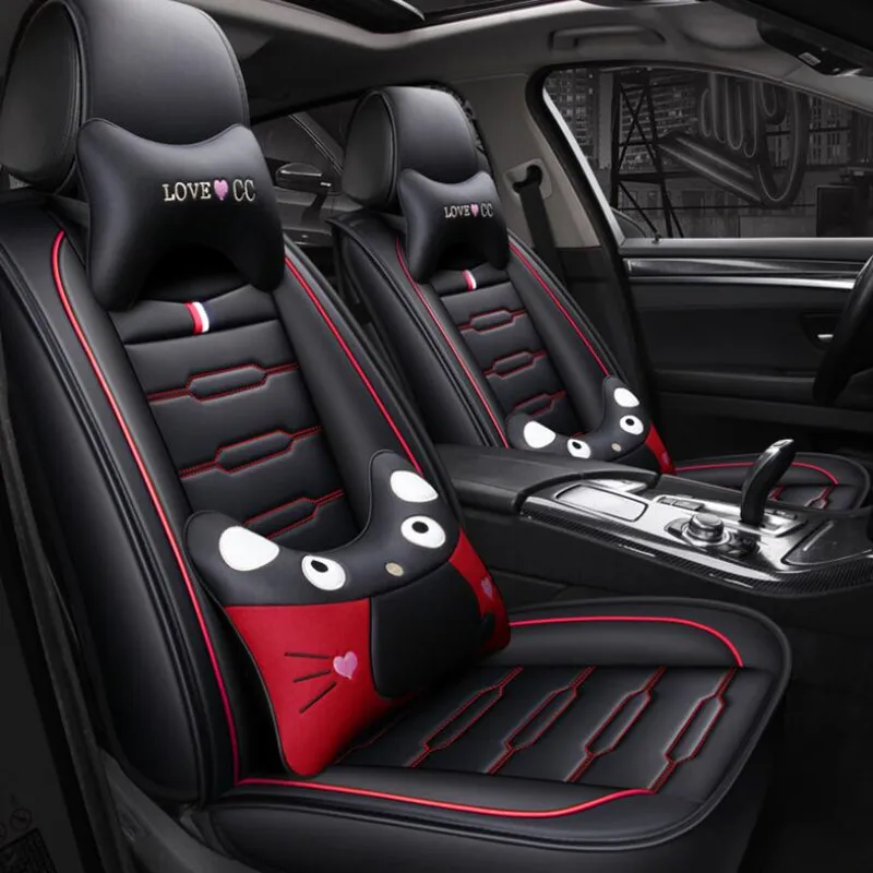 

High Quality PU Leather car seat cover For mazda2 skyactiv version cx3 CX-3 For kia picanto ( Front + Rear ) 5-seat Seat cushion