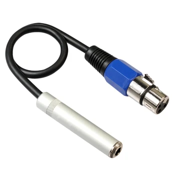 

Pin Plug 6.35Mm 1/4 Inch Trs To Xlr Male To Female Cable 3 Pin Female Socket Xlr Adapter For Stereo Microphone Cable Audio Cord