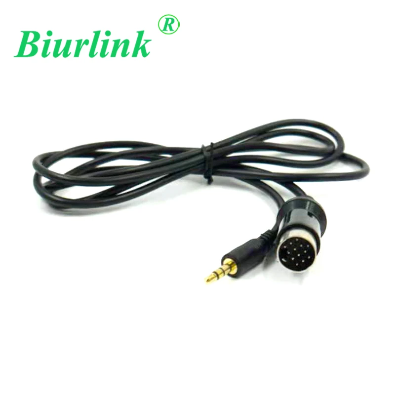 Biurlink ケンウッド 13Pin CD チェンジャー音楽インターフェースオーディオ入力 Aux アダプタケーブルaux input