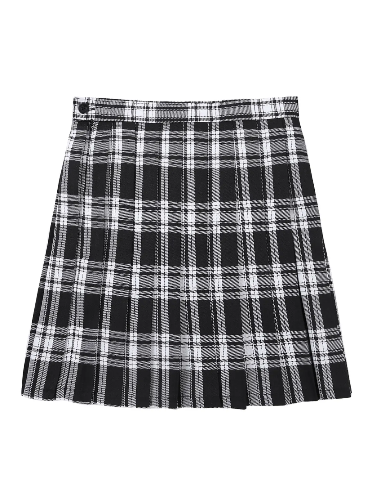 Womens Japan Students Cosplay School Uniforms High Waisted A-line Solid Plaid Pleated Mini Skirts Sexy Parties Clubwear Costumes