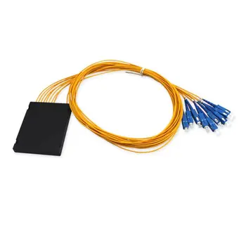 

SC/UPC Cassette 1 point 8 Optical splitter Carrier-grade quality Uniform light distribution Good stability Low loss Splitter
