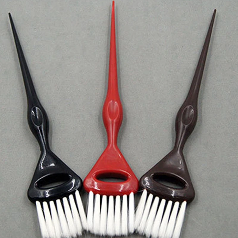 3 шт./компл. мягкие и жесткие двухслойные окрашенные кисти для волос гребни с краской для окрашивания волос салон парикмахерский набор