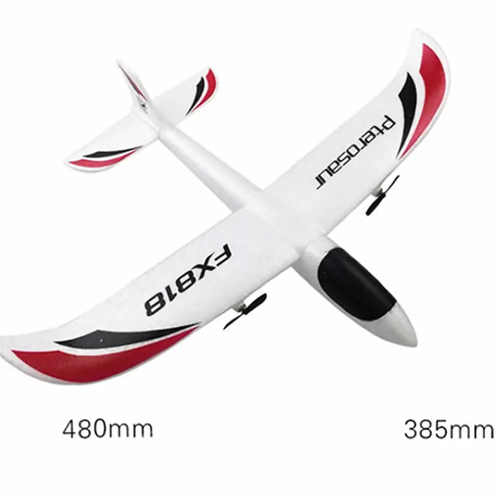 Высокое качество 48 см большой RC самолет с фиксированным крылом планер 2 4G 4CH