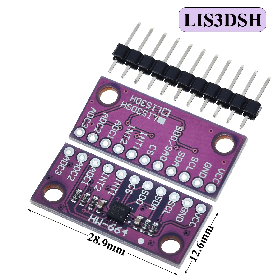 LIS3DSH трехосевой акселерометр с высоким разрешением LIS3DH для Arduino|Интегральные схемы| |