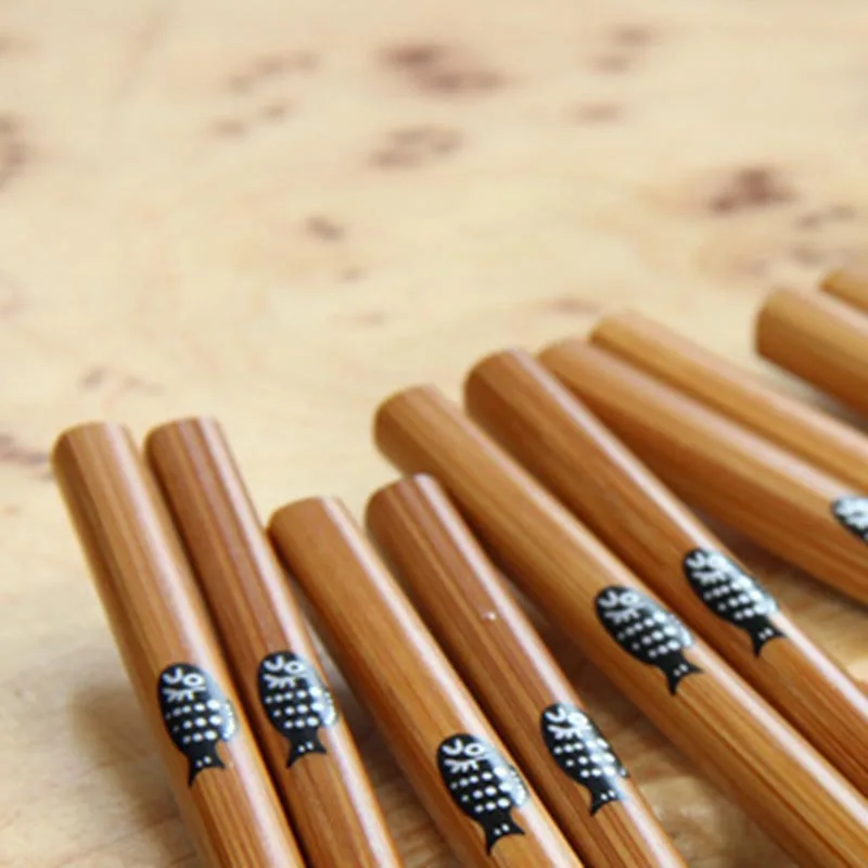 Горячие многоразовые китайские классические деревянные Традиционные палочки для еды винтажные ручной работы из натурального бамбука палочки для суши кухонные инструменты