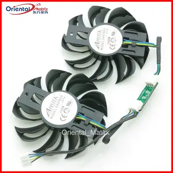 

Free Shipping GA81B2U PFTA 12V 0.38A 4Pin 75mm VGA Fan For Dataland RX550 RX560 RX460 Graphics Card Cooler Cooling Fan