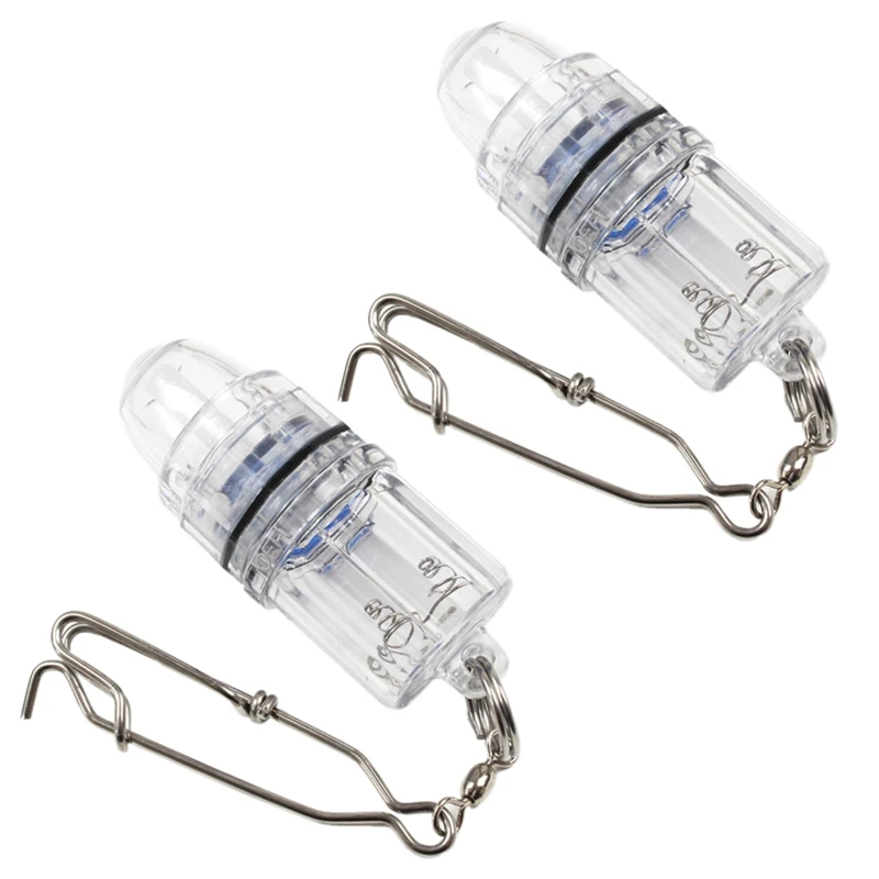 

2Pcs/Lot 10Cm Deep Seawater Fishing Light Attracting Fish Lamp Ocean Boat Fishing Tackle