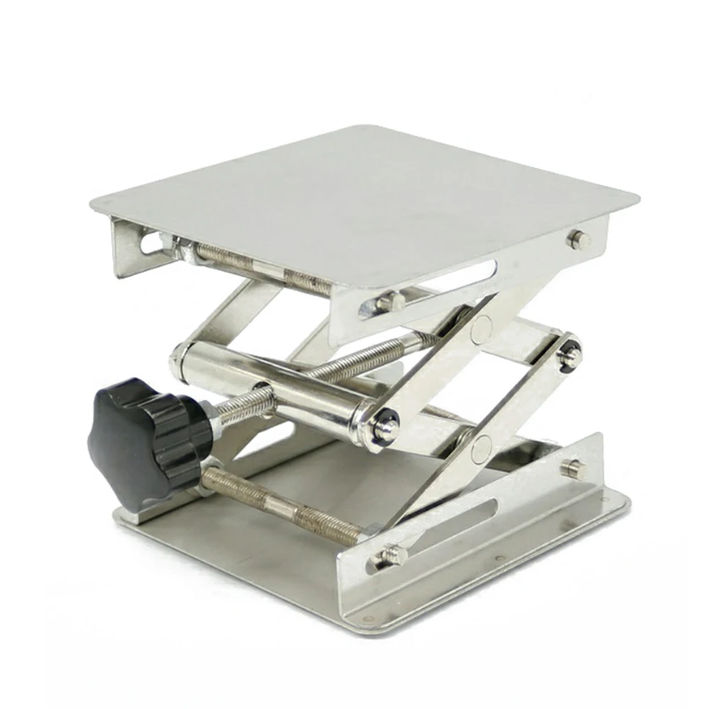 Aluminum Router Lift Table Woodworking Engraving Laboratory Lifting Stand Rack Manual Lift