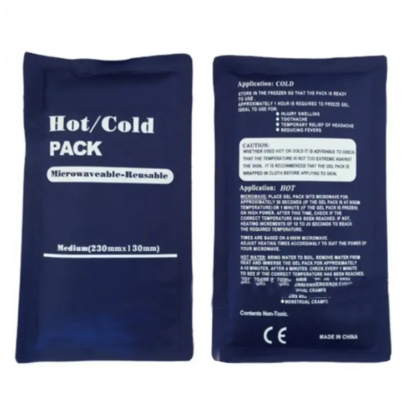Paquete de agua caliente/fría reutilizable, agua caliente y fría para hervir en microondas, bolsa práctica de calor frío, paquete de hielo aislado, almohadillas de calor calmante, 1 ud.