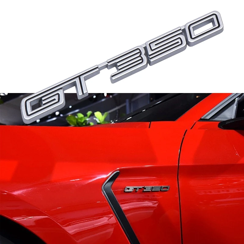 Автомобильный Стайлинг 3D GT350 эмблема значок Металлическая Наклейка Авто Боковая