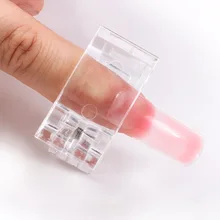 Стиль маникюра быстро Расширенный клей коллокации партнера фиксированный режим клип быстрая фототерапия Кристалл удлиннение ногтей наконечник