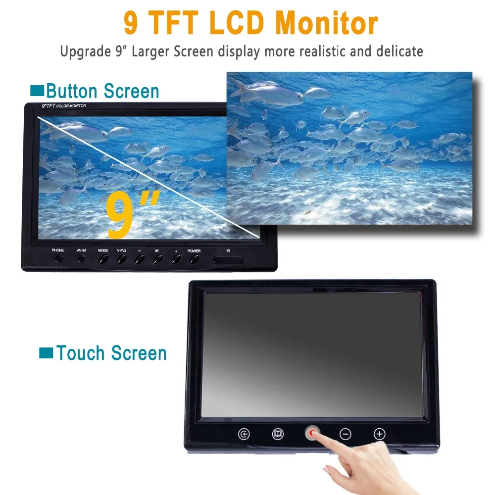  ˻ ī޶, 9 ġ ÷ ũ, DVR ڵ, 23mm   IP68 ϼ, WIFI  ð