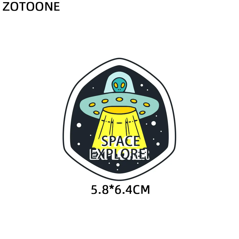 ZOTOONE Национальный флаг наклейки с космосом для железной передачи одежды DIY аксессуары футболки Платья моющиеся теплопередачи H - Цвет: ZT1271