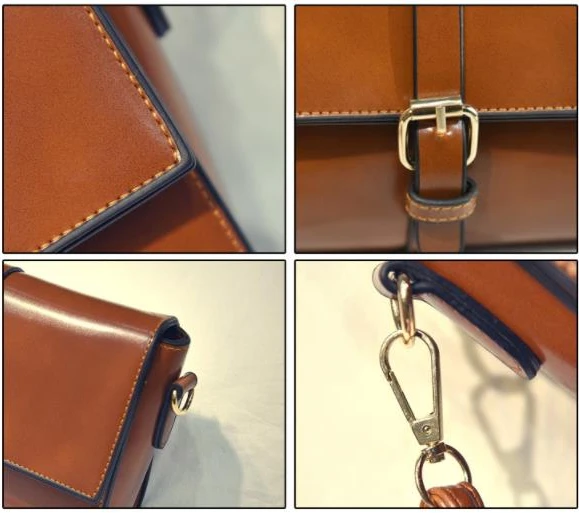 Woman Shoulder Handbag Tote Purse Leather Smooth surface Ladies Shoulder Bag Messenger Bag