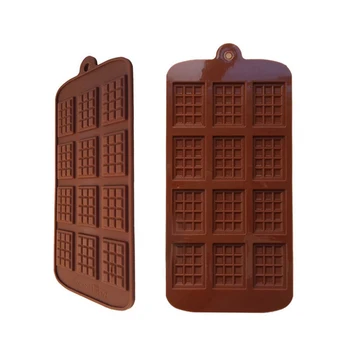 

Grid Cake Home Decor Kitchen Cooking Tools TSLM1 DIY Chocolate Mold Silicone Waffle Pudding Mold Baking Tools Ice