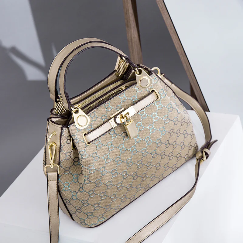 

Bag Women's 2017 Autumn And Winter New Style Korean-style Versatile Shoulder Handbag Fashion Shoulder Bag Canvas Kelly Bag WOMEN