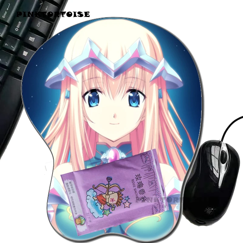 Tapete de Mousepad Ergonômico do Rato do Peito do Anime Ambiental do Anime de Mousepad de Kikouyoku 3d do Silicone Senki ii 1 Tapete de mousepad ergonômico do rato do