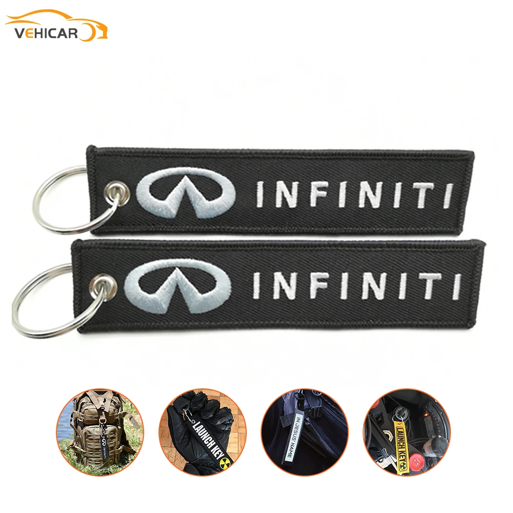 Нейлоновый брелок с вышивкой для транспорта Infiniti аксессуары стайлинга