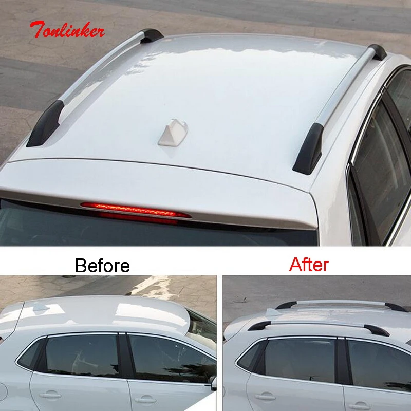 Tonlinker Exterieur Dakdragers & Boxes Cover Sticker Volkswagen Polo 2011 18 Auto Styling 2 Abs Aluminium cover Sticker|roof rack|roof rack coversroof rack aluminum - AliExpress