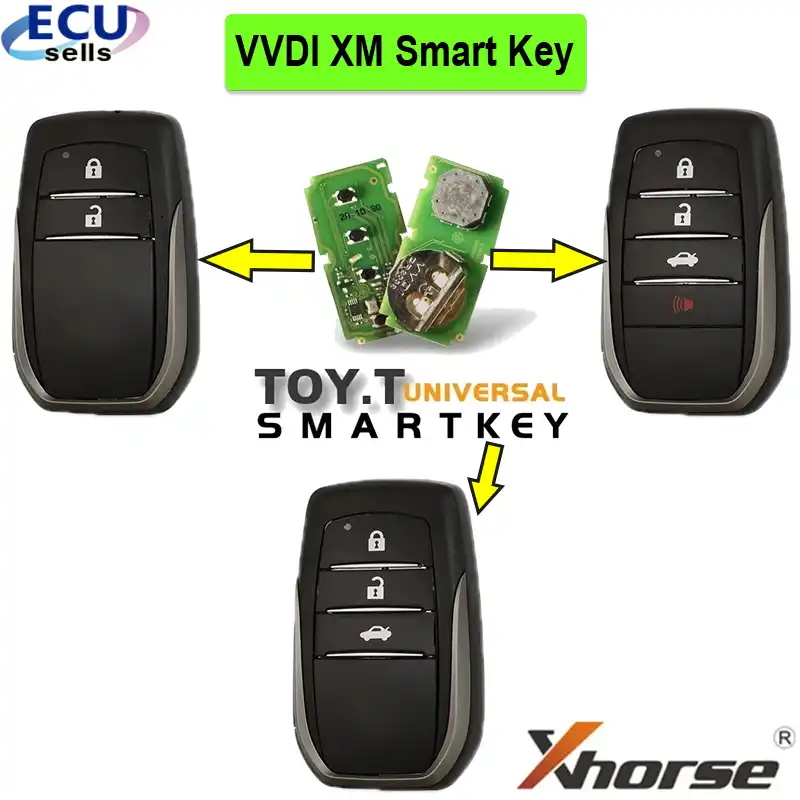 Xhorse VVDI Key Tool Compatible with Toyota Type Wireless Remote Control