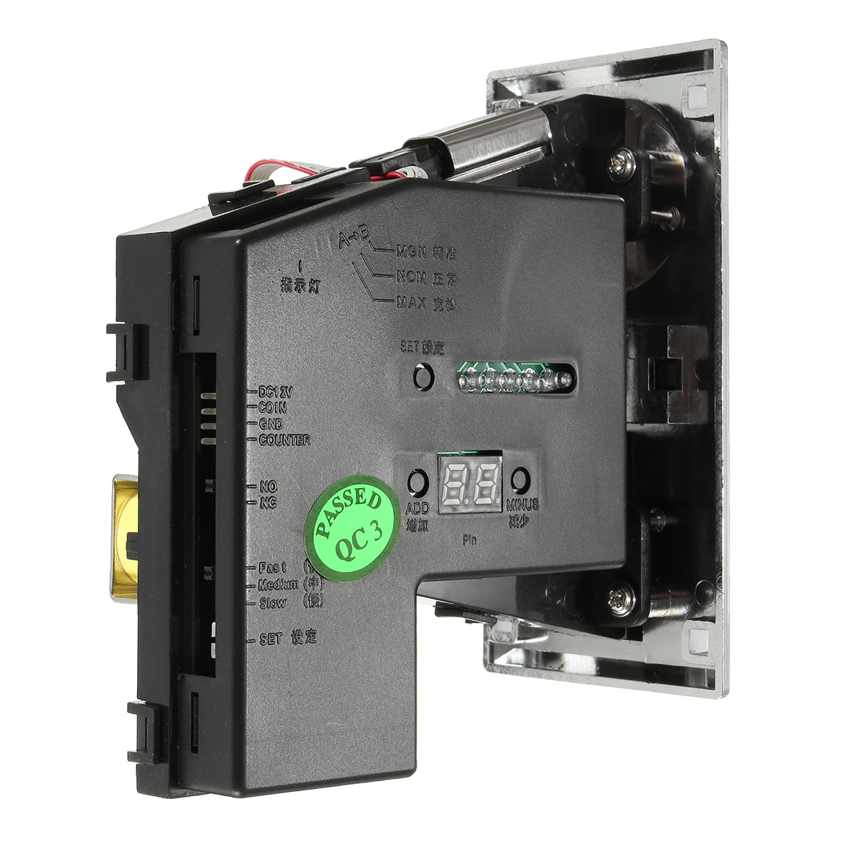 Пластиковый Улучшенный приемник монет для разных игр 1 комплект|coin acceptor|electronic coin