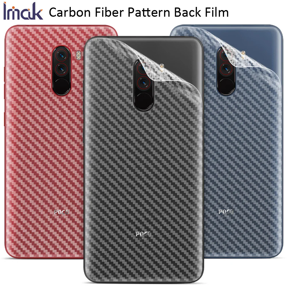 Задняя пленка из углеродного волокна IMAK Для Xiaomi Pocophone F1 защитная наклейка Poco