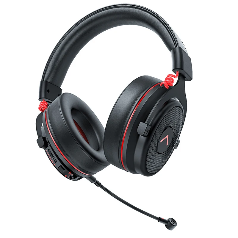 

ACASIS Gaming Headset Retractable Headband 7.1 Channel Heavy Bass Headset with Line Control Microphone for CF/LOL