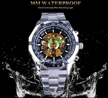 

New Classic Men's Watches Fashion Casual Hollow Luminous Automatic Mechanical Watches