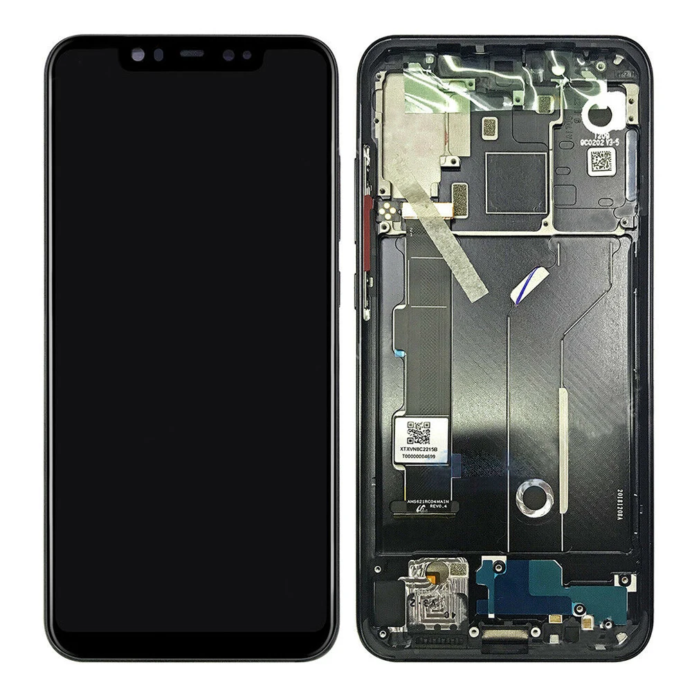 Для Xiaomi Mi 8 lcd дисплей кодирующий преобразователь сенсорного экрана в сборе для Xiaomi Mi 8 lcd с рамкой