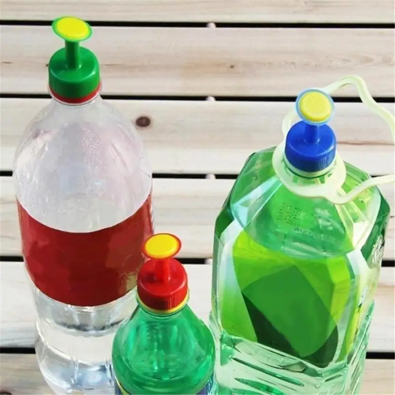 1 шт пластиковая домашняя Лейка сопло бутылка для 3 см разбрызгиватель для бутылок сопло полив растений инструменты цветок случайный цвет