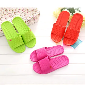 

Unisex Summer Slippers Lightweight House Shoes Comfortable Home Bedroom Slipper Yellow Cheap Couples Men Bathroom Non-slip Shoes