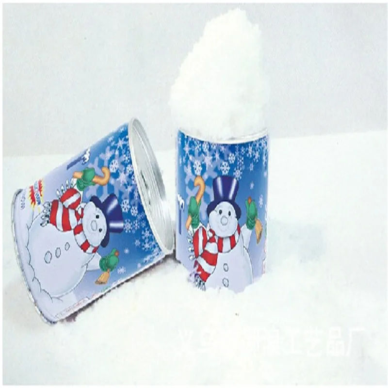 

Canned Christmas artificial snow DIY snow cans quickly generate snowflakes without melting grass dolls high quality snow powder