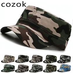 Baseball Cap Student Training Camouflage Cap Summer Camp Cap Sun Visor Cap Flat-top Cap   Hats for Men  Hat Men  Hats