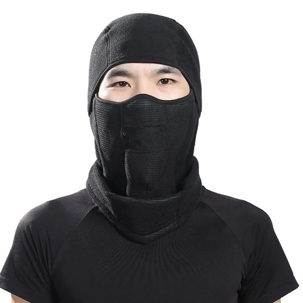 

Cycling Windproof Hat Mask Electric Car Riding Face Hood Winter Skiing Warm Winter Mask Cold Protection Fleece Cap