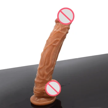 Huge Realistic Dildo Suction Cup Giant Flesh Penis Strap On Wear Adult Toys Rubber Dick For Woman Imitation Cock Masturbation 3