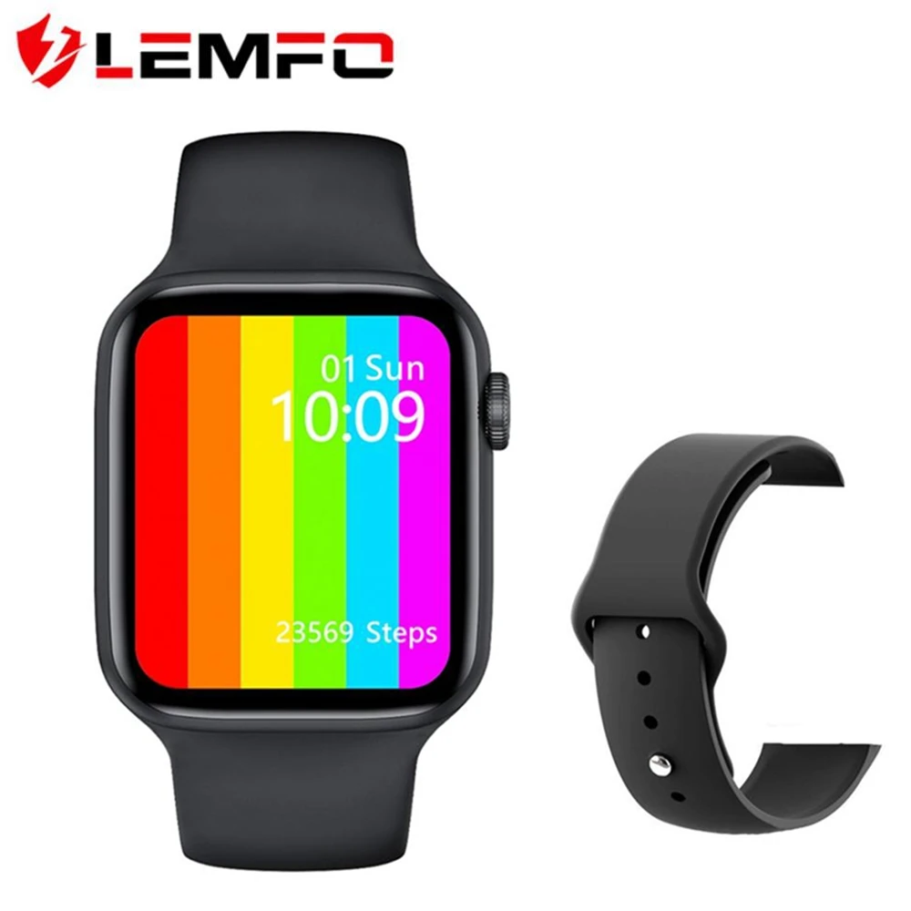 Смарт часы LEMFO W16 оригинальные IWO 12 Pro 2020 Мужские Женские PK 13 ЭКГ PPG температура тела