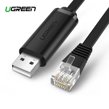 

Ugreen USB to RJ45 Console Cable RS232 Serial Adapter for Cisco Router 1.5m USB RJ 45 8P8C Converter USB Console Cable