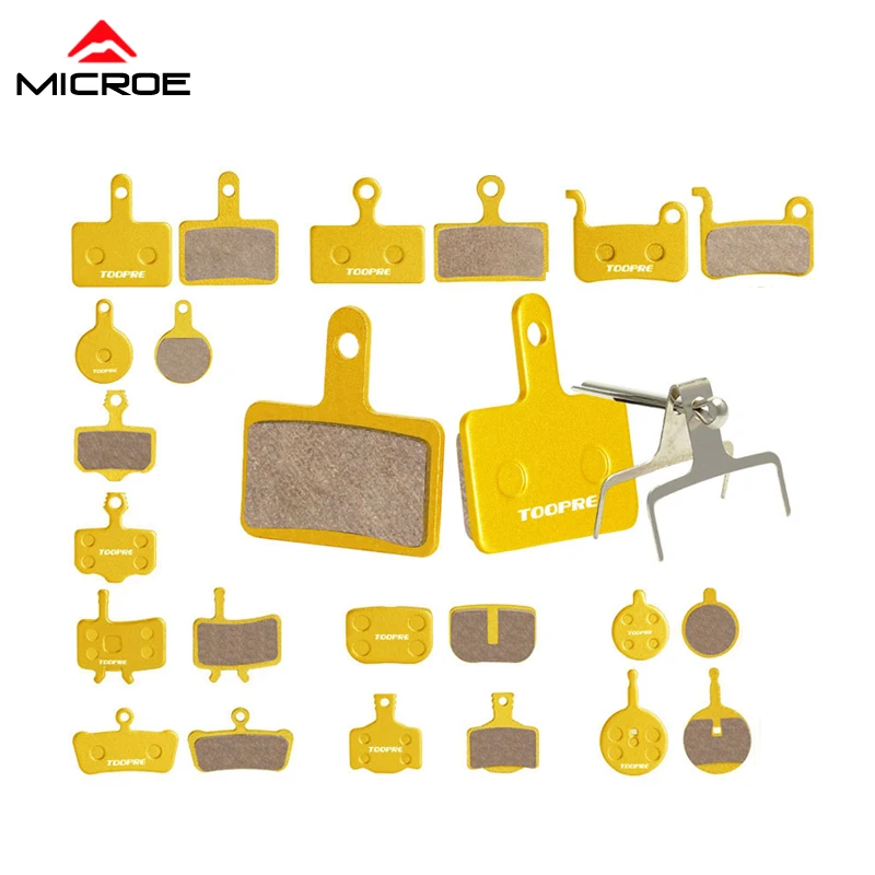 1 Pair/2pcs Mountain Bike Cycling Metal Disc Brake Pads All Metal Oil Disc Brake Bicycle Parts