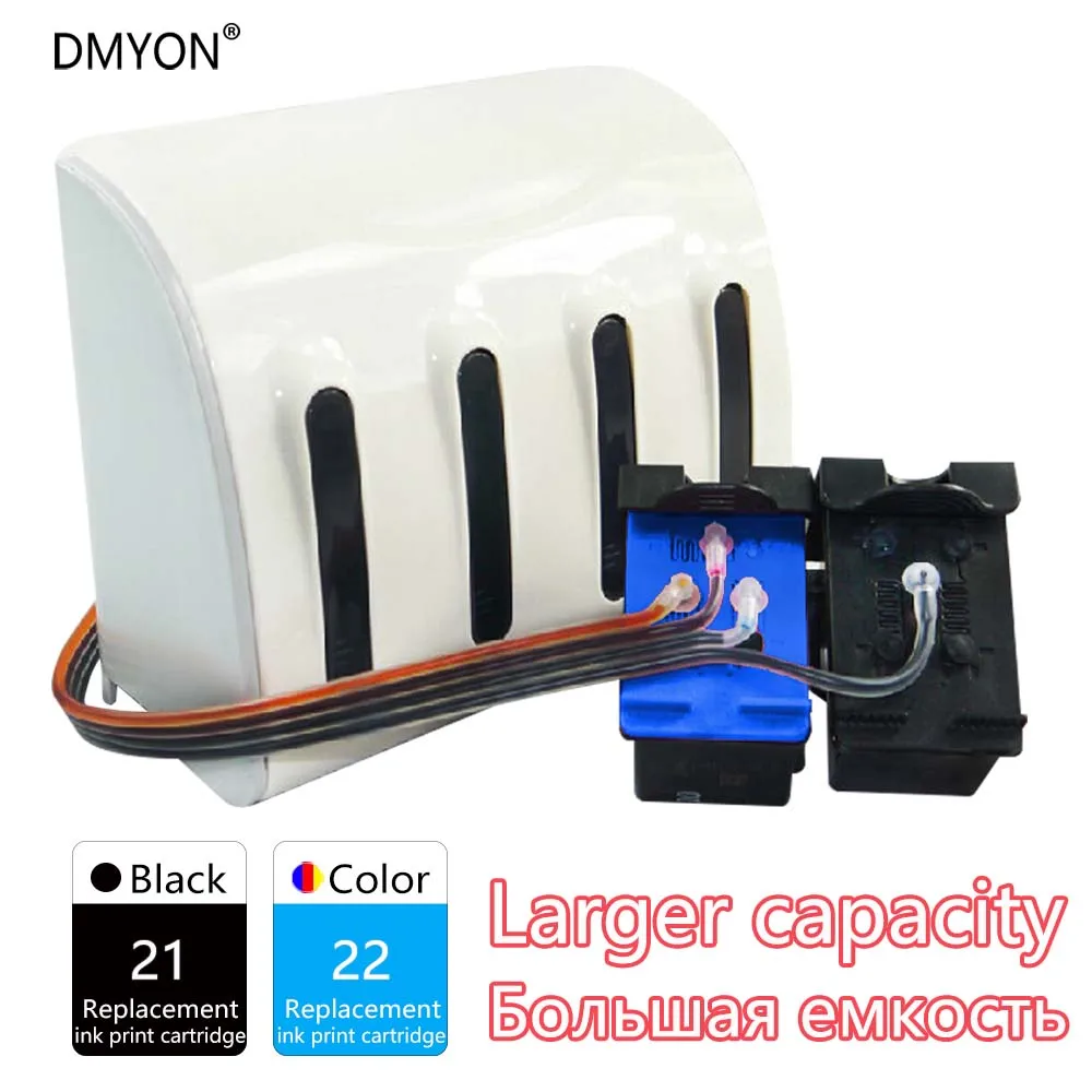 DMYON совместимый с Hp 21 22 непрерывной подачи чернил Системы OfficeJet 4315 4315v 4315xi 5600 5605