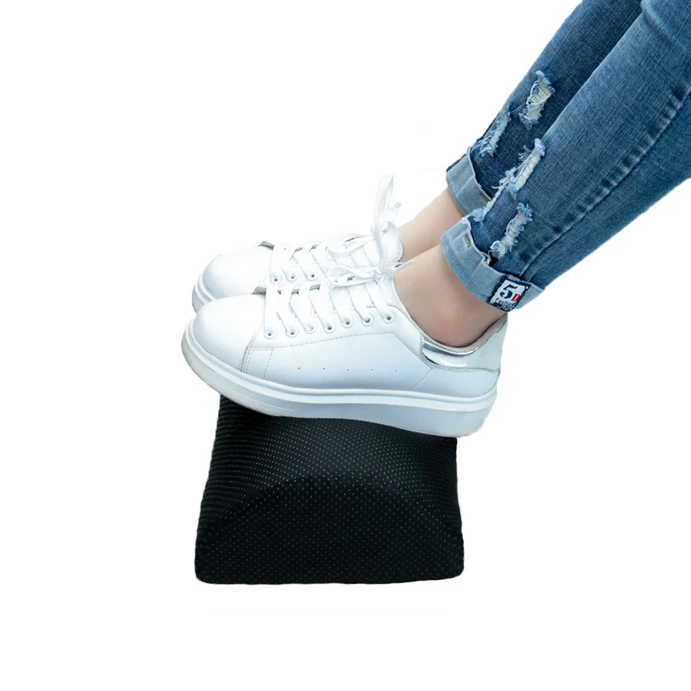 Медленно упругая эластичная хлопковая подставка для ног Подушка для ног для дома и офиса подушка для ног под столом