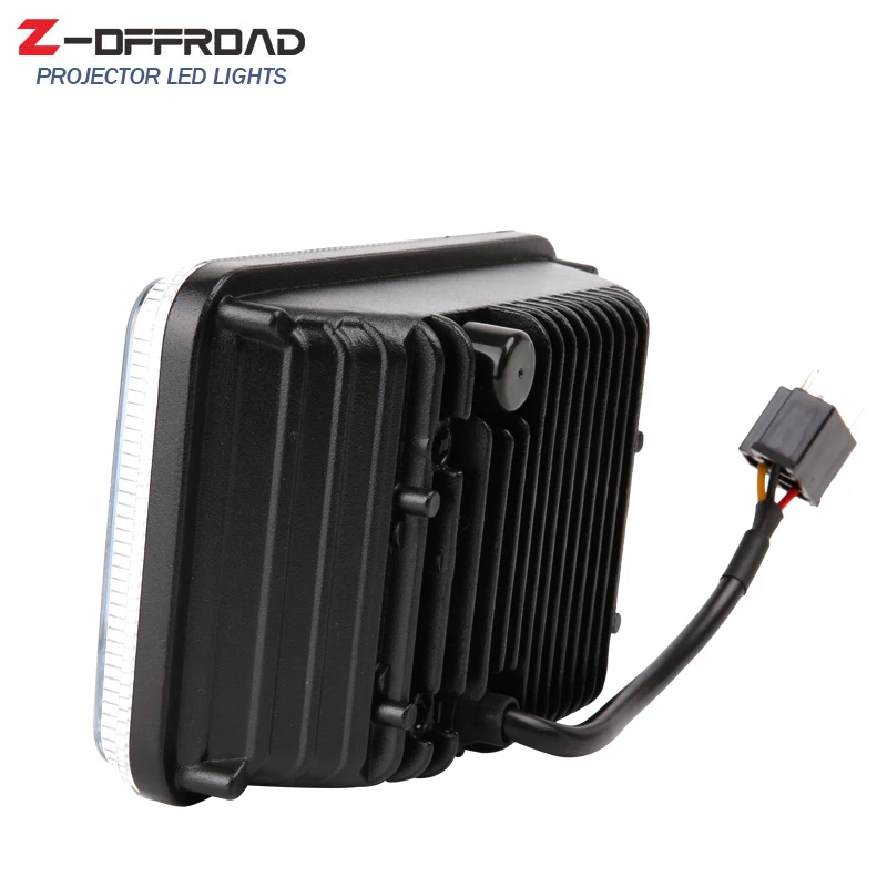 Новый DOT EMARK Черный 4x6 дюймов LED герметичный луч проектор грузовик фары для Peterbilt
