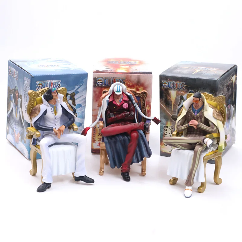 

One Piece/One Piece Navy Three Generals Cousin Greenish Blue Pheasant Yellow Ape sa ka si Base Red Dog Boxed Garage Kit