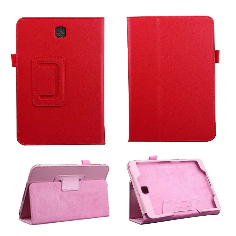 Penna Pellicola Del Modello Del Litchi Per Samsung Galaxy Tab Un T350 Basamento Della Copertura Del Cuoio Per Samsung Galaxy Tab 8.0 T350 T355 8 "Tabl