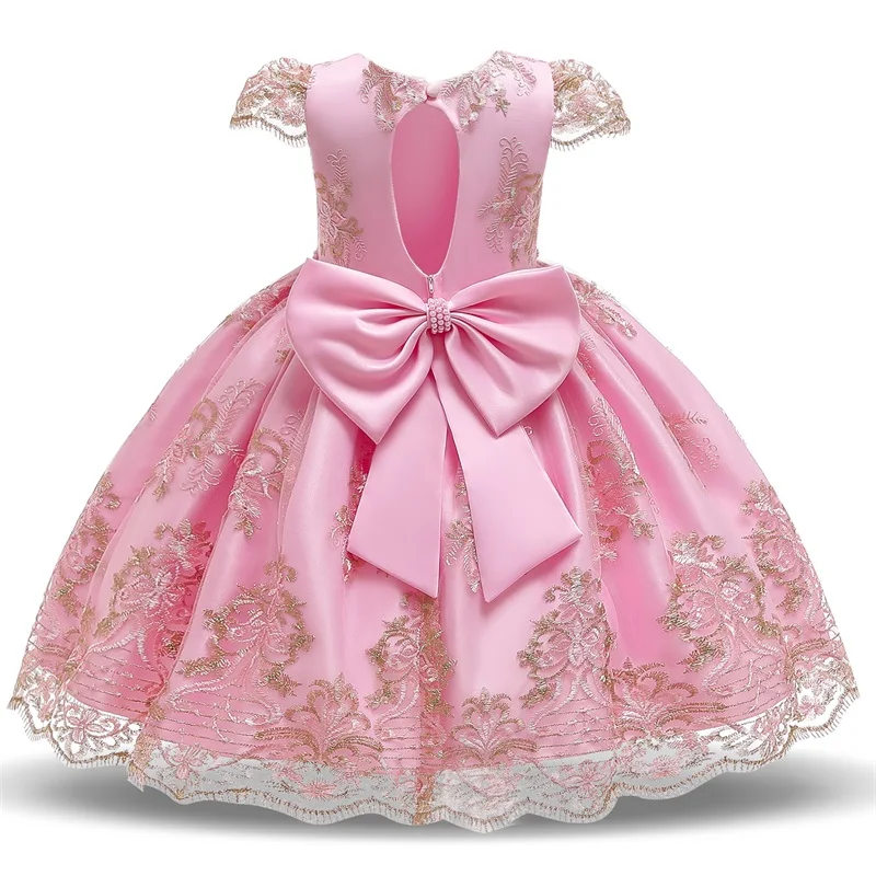 Flower Princess Party Dresses Children's Clothing Kids Dresses for Girls Wedding Elegant Gown for 4 6 8 9 10 Yrs Chritmas Dress