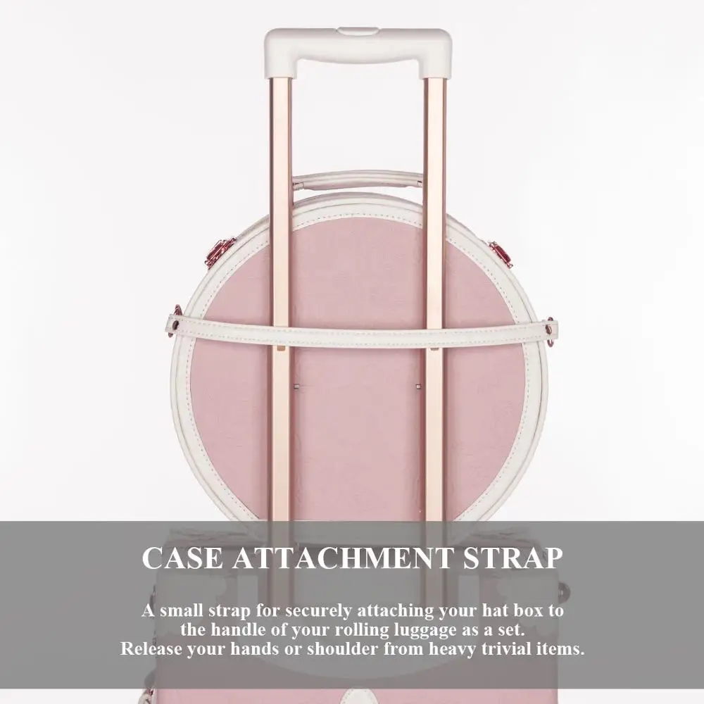 rolling hat box luggage