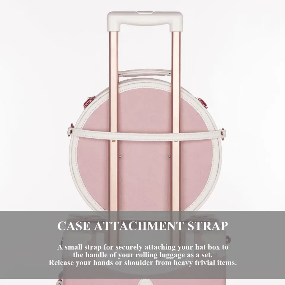 round hat box luggage