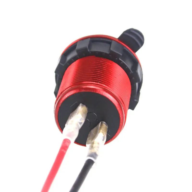 Двойной USB порт зарядное устройство прикуривателя разъем светодиодный вольтметр