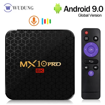 

2020 New Android 9.0 TV Box MX10 PRO 4GB 64GB 6K Set Top Box Allwinner H6 Quad Core USB 3.0 wifi TV Box No APP include