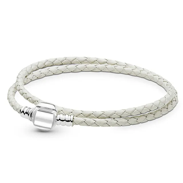 Boosbiy Silver Plated Cute Owl Snake Chain Charm Bracelet For Women Fashion Brand Bracelets DIY Jewelry Gift Making SC27